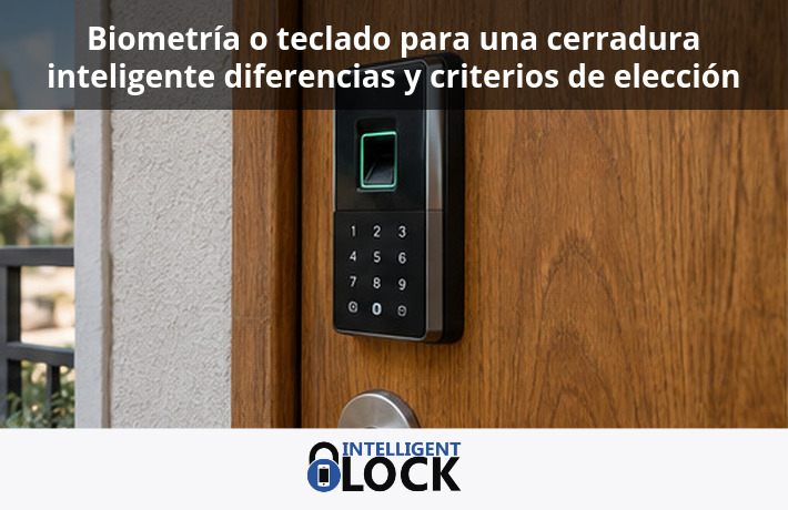 Biometría o teclado para una cerradura inteligente diferencias y criterios de elección